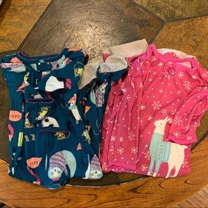 LOT OF 2 FOOTIE PJS- SZ 2T